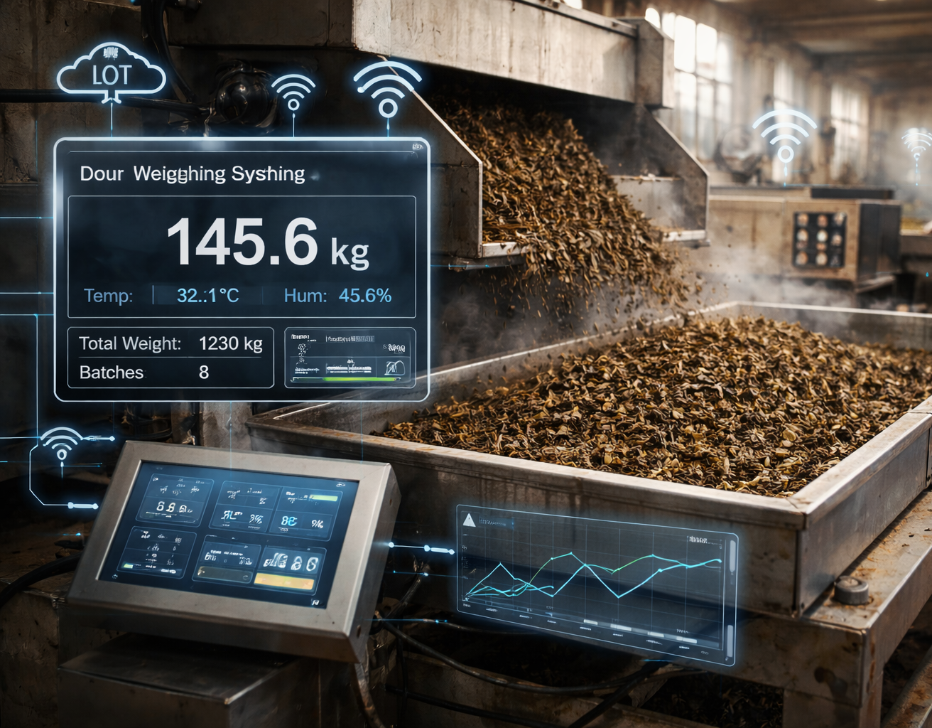 Dryer Out Weighing System